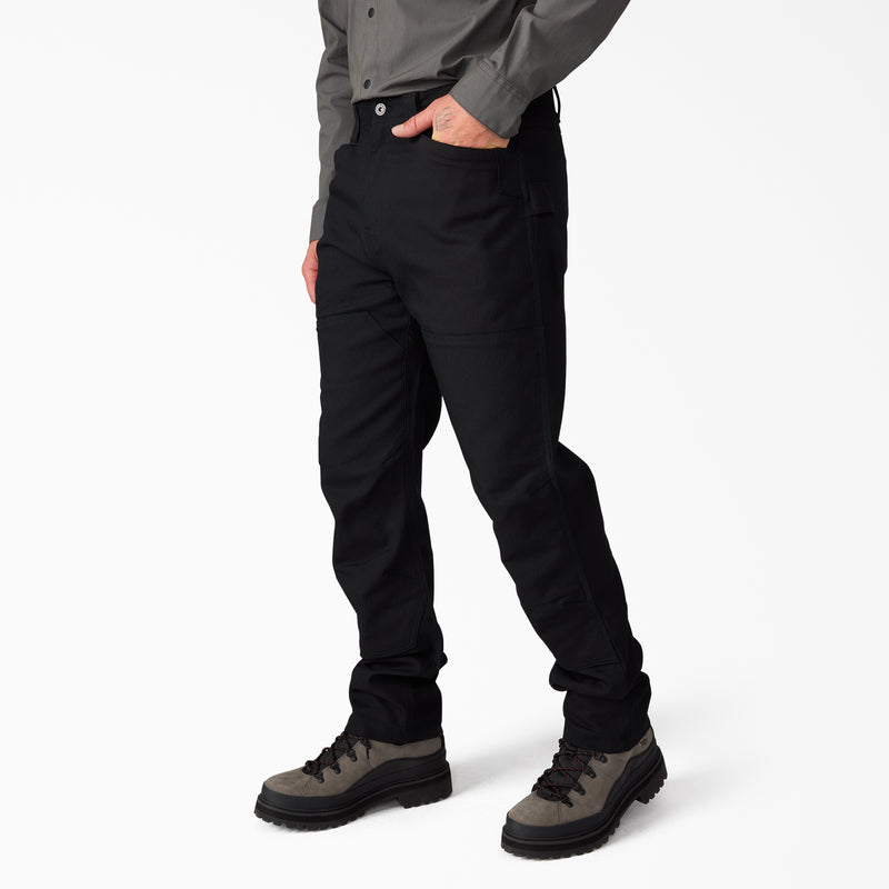 Dickies Flex Fit Tradebuilt Duck Canvas Double Knee Pants Black