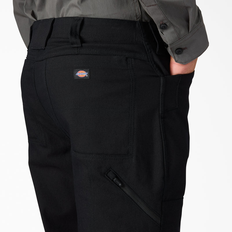 Dickies Flex Fit Tradebuilt Duck Canvas Double Knee Pants Black