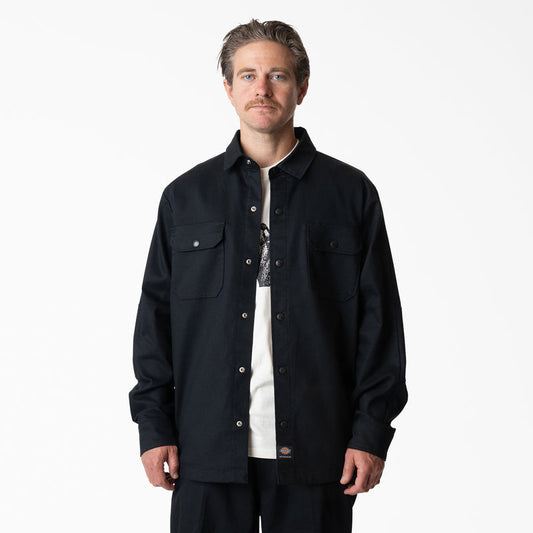 Dickies Skateboarding Mike Anderson Lined Flex Duck Shirt Jacket Black