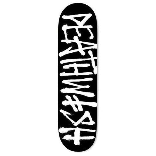 Deathwish Skateboards Deathspray Deck 8.75" Black - White-Black Sheep Skate Shop
