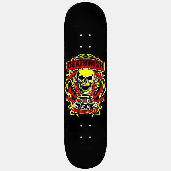 Deathwish Skateboards Jamie Foy Mash The Throttle Deck 8.125"-Black Sheep Skate Shop