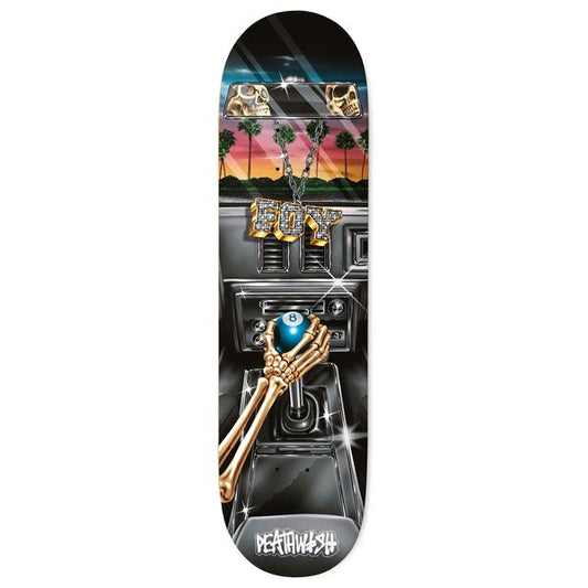 Deathwish Skateboards Jamie Foy Samborghini Shifter Deck 8.0"-Black Sheep Skate Shop