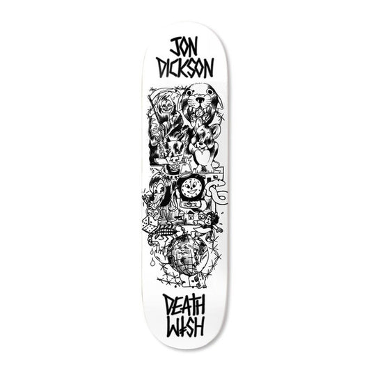 Deathwish Skateboards Jon Dickson Descending Deck 8.5"-Black Sheep Skate Shop