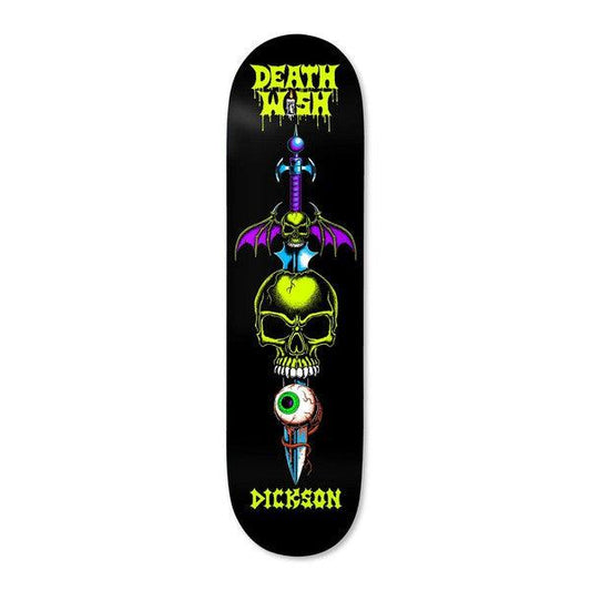 Deathwish Skateboards Jon Dickson Forgotten Relics Deck 8.25"-Black Sheep Skate Shop