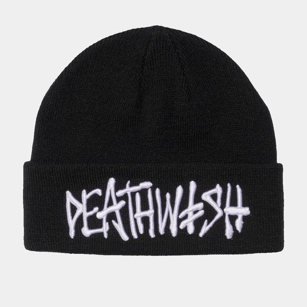 Deathwish Skateboards OG Deathspray Beanie Black-Black Sheep Skate Shop