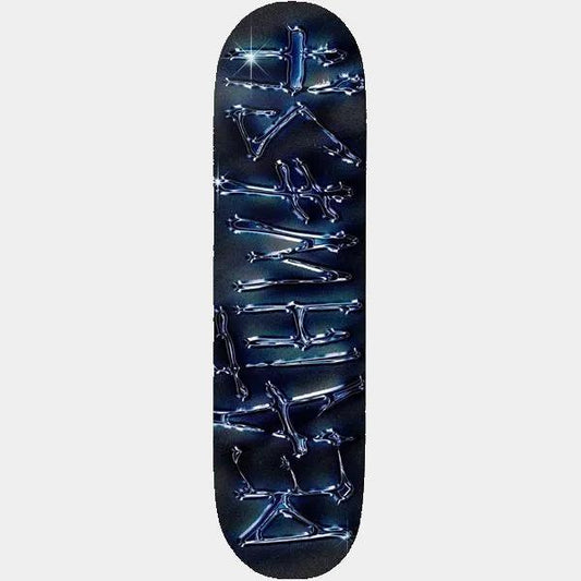 Deathwish Skateboards OG Spray Chrome Deck 9.0" Black-Black Sheep Skate Shop