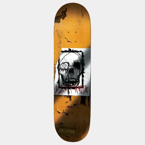 Deathwish Skateboards Pedro Delfino Torn Deck 8.25"-Black Sheep Skate Shop