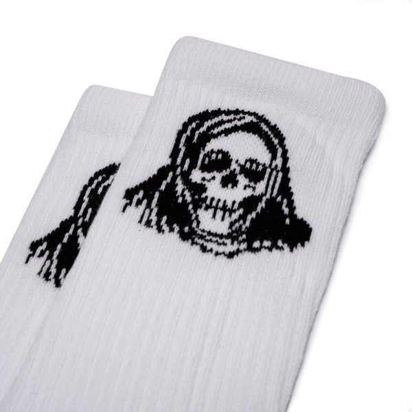 Deathwish Skateboards Reap & Sew Socks White-Black Sheep Skate Shop