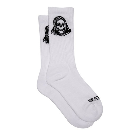 Deathwish Skateboards Reap & Sew Socks White-Black Sheep Skate Shop