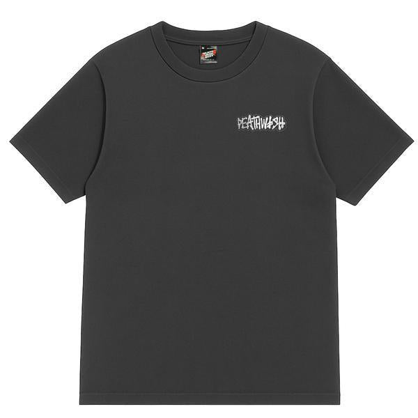 Deathwish Skateboards Samborghini Reaper T-Shirt Garment Dyed Faded Black-Black Sheep Skate Shop
