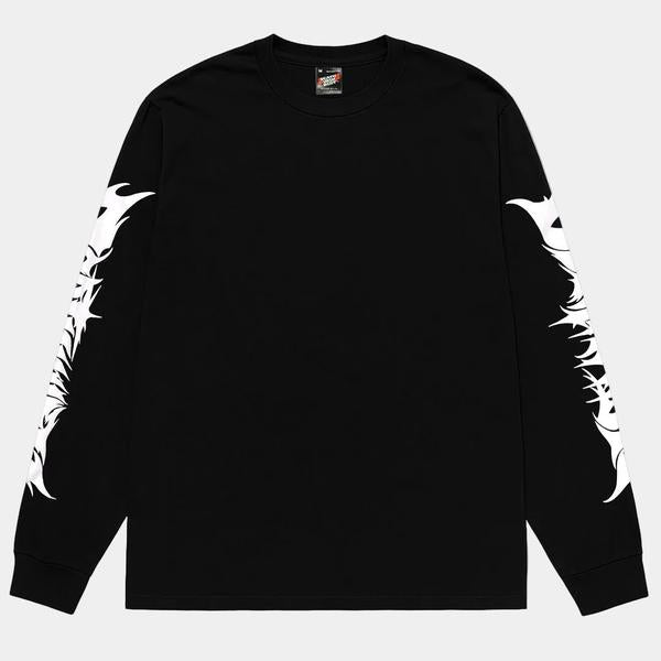 Deathwish Skateboards Saturday Night Special Long Sleeve T-Shirt Black-Black Sheep Skate Shop
