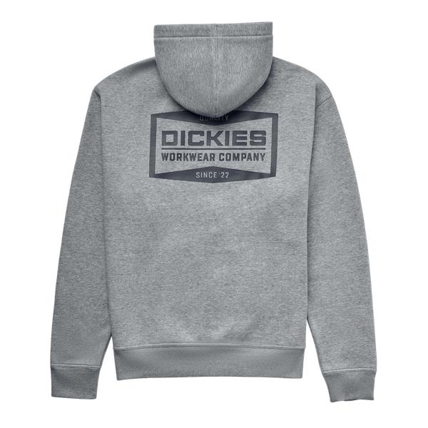 Dickies Bolivar Fleece Full Zip Hoody Gray Melange-Black Sheep Skate Shop