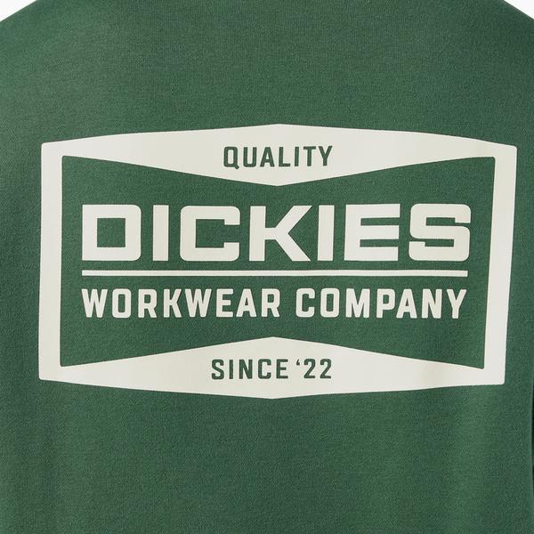 Dickies Bolivar Fleece Full Zip Hoody Pine Needle Green-Black Sheep Skate Shop