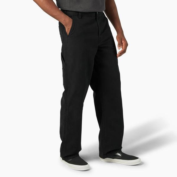 Dickies Canvas Carpenter Pants Black-Black Sheep Skate Shop