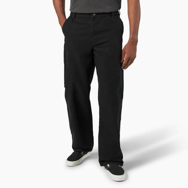 Dickies Canvas Carpenter Pants Black-Black Sheep Skate Shop