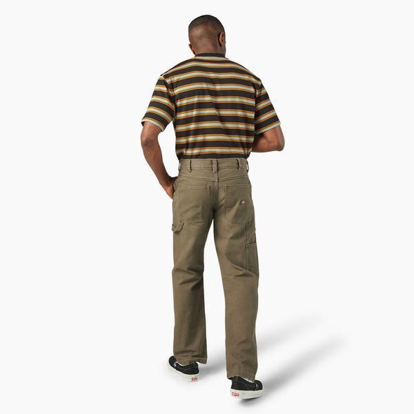 Dickies Canvas Carpenter Pants Military Green-Black Sheep Skate Shop