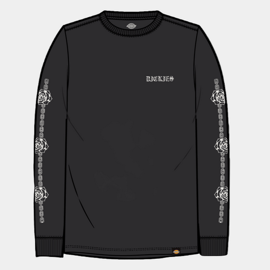 Dickies Chained Graphic Long Sleeve T-Shirt Black - White-Black Sheep Skate Shop
