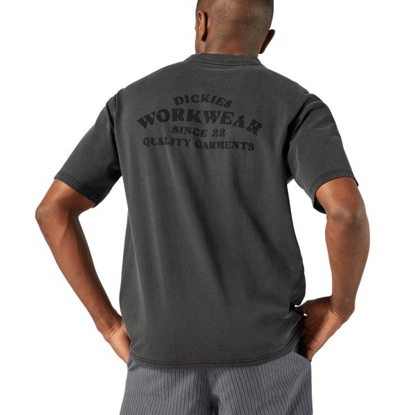 Dickies Christiana Garment Dyed Short Sleeve T-Shirt Black-Black Sheep Skate Shop