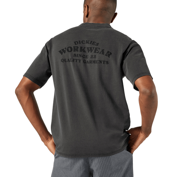 Dickies Christiana Garment Dyed Short Sleeve T-Shirt Black-Black Sheep Skate Shop