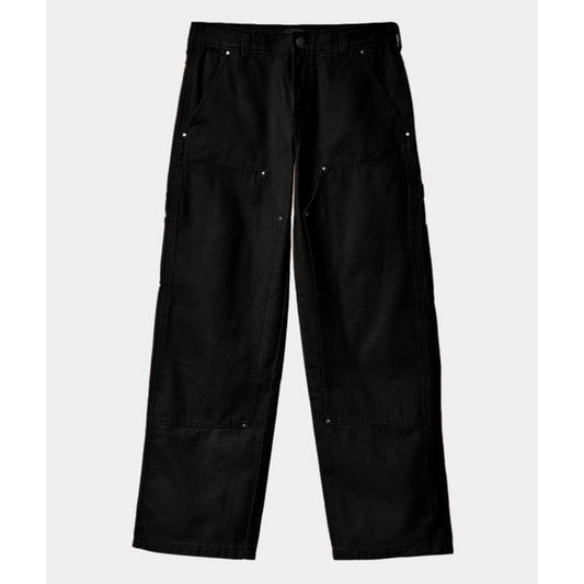Dickies Double Knee Canvas Carpenter Pants Black-Black Sheep Skate Shop