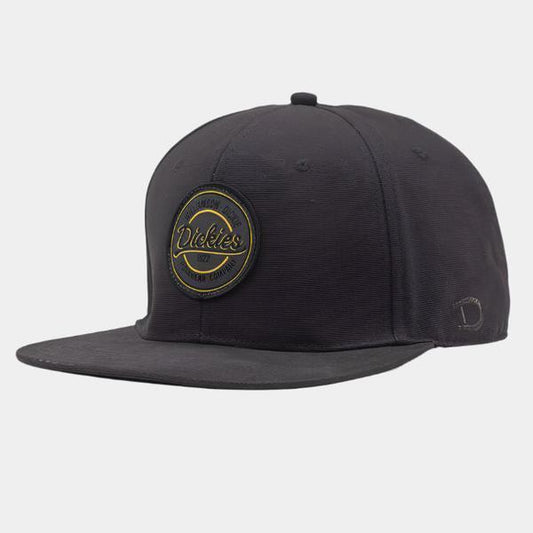 Dickies Flat Bill Duck Snapback Hat Black-Black Sheep Skate Shop