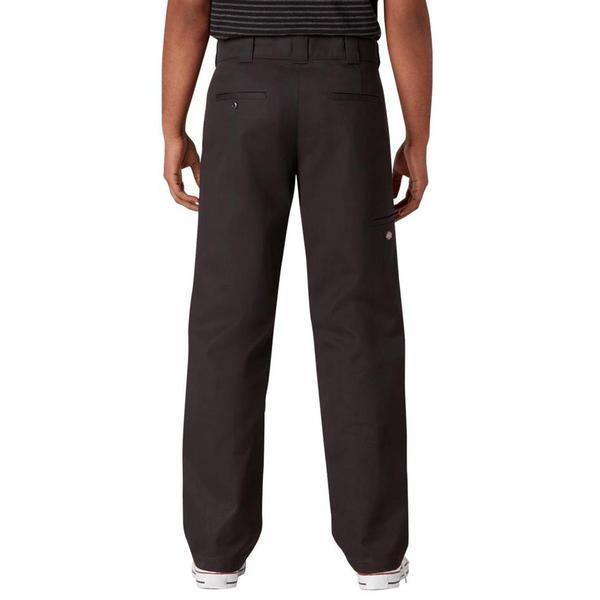 Dickies Flat Front Double Knee Pant Black-Black Sheep Skate Shop