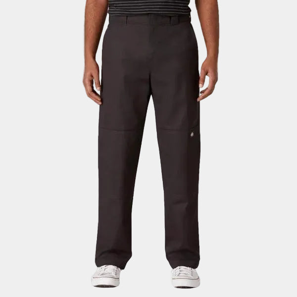 Dickies Flat Front Double Knee Pant Black-Black Sheep Skate Shop