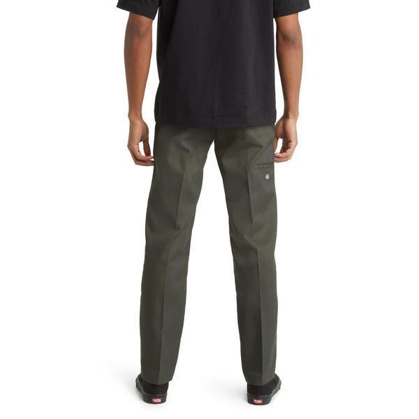 Dickies Flat Front Double Knee Pant Olive Green-Black Sheep Skate Shop