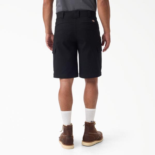 Dickies Flex Fit Tradebuilt 11" Cargo Shorts Black-Black Sheep Skate Shop