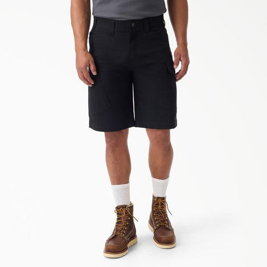 Dickies Flex Fit Tradebuilt 11" Cargo Shorts Black-Black Sheep Skate Shop