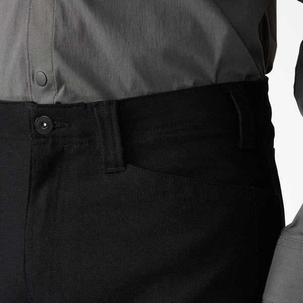 Dickies Flex Fit Tradebuilt Duck Canvas Double Knee Pants Black-Black Sheep Skate Shop