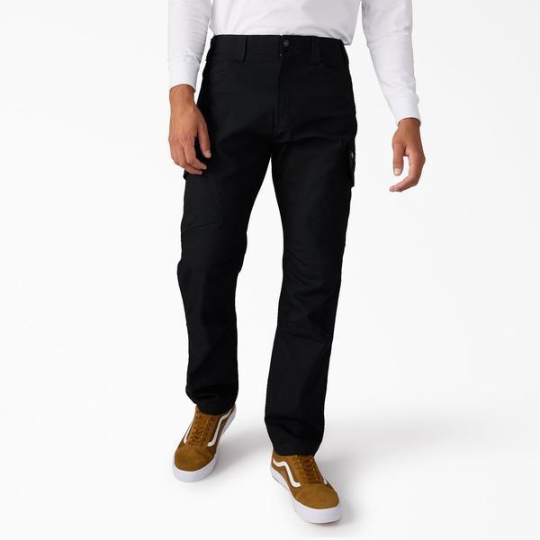 Dickies Flex Fit Tradebuilt Duck Cargo Pants Black-Black Sheep Skate Shop