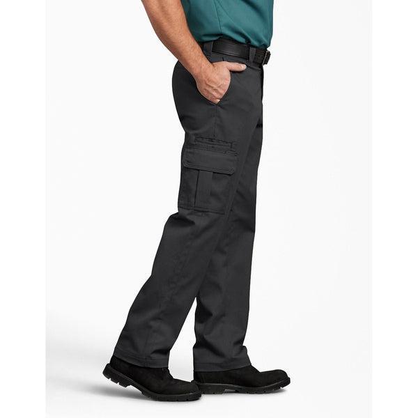 Dickies Flex Regular Fit Straight Leg Cargo Pant Black-Black Sheep Skate Shop