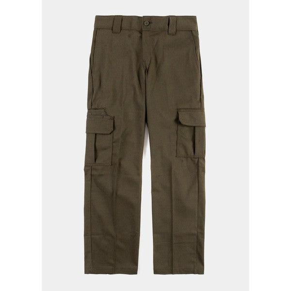 Dickies Flex Regular Fit Straight Leg Cargo Pant Moss Green-Black Sheep Skate Shop