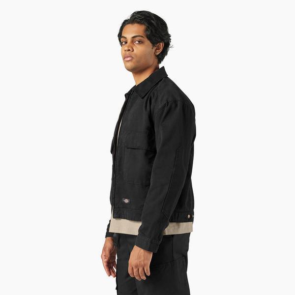 Dickies Fort Smith Trucker Jacket Black-Black Sheep Skate Shop