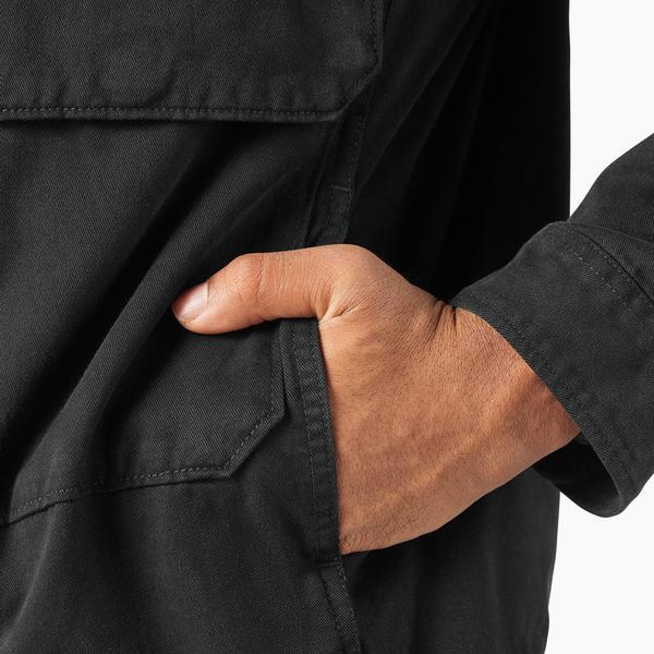 Dickies Fort Smith Trucker Jacket Black-Black Sheep Skate Shop