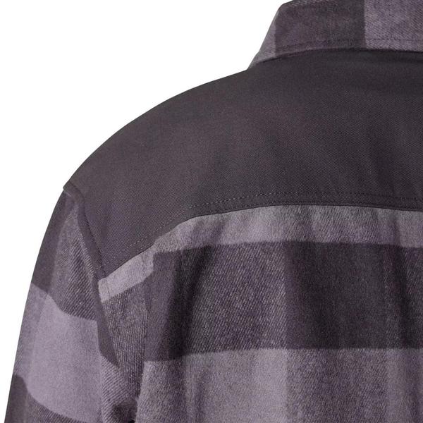 Dickies Heavyweight Long Sleeve Flannel Work Shirt Charcoal - Black-Black Sheep Skate Shop
