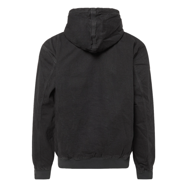 Dickies Hillham Lined Denim Hooded Bomber Jacket Black Wash-Black Sheep Skate Shop