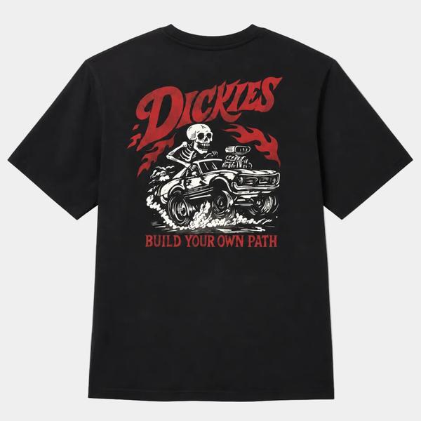 Dickies Hot Rod Wheelie Graphic T-Shirt Black-Black Sheep Skate Shop