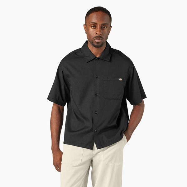 Dickies Lynnville Short Sleeve Shirt Black-Black Sheep Skate Shop