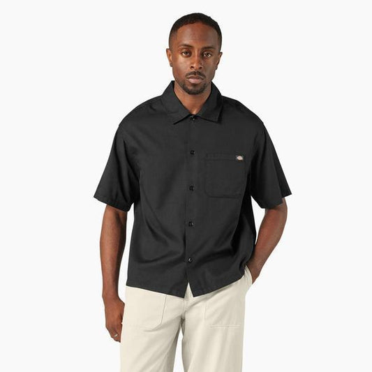 Dickies Lynnville Short Sleeve Shirt Black-Black Sheep Skate Shop