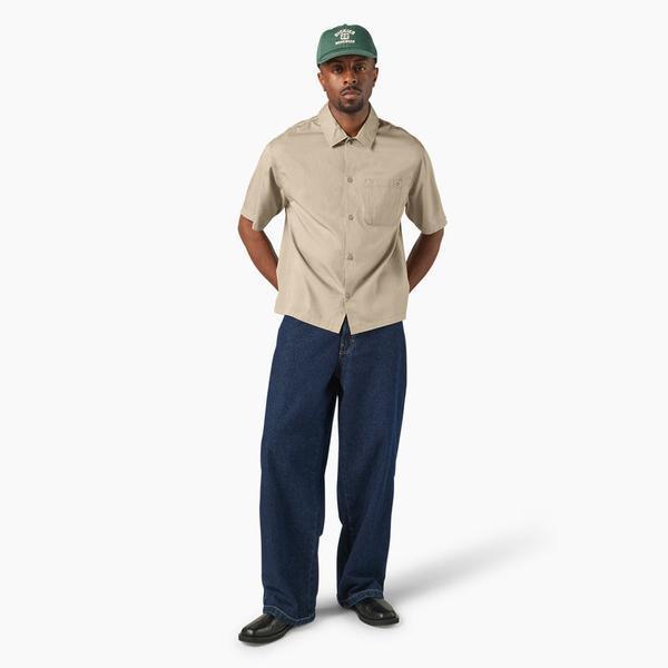 Dickies Lynnville Short Sleeve Shirt Desert Sand-Black Sheep Skate Shop
