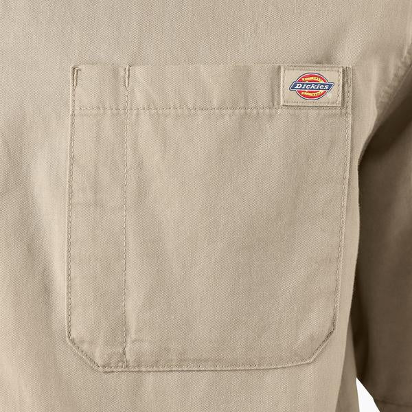Dickies Lynnville Short Sleeve Shirt Desert Sand-Black Sheep Skate Shop