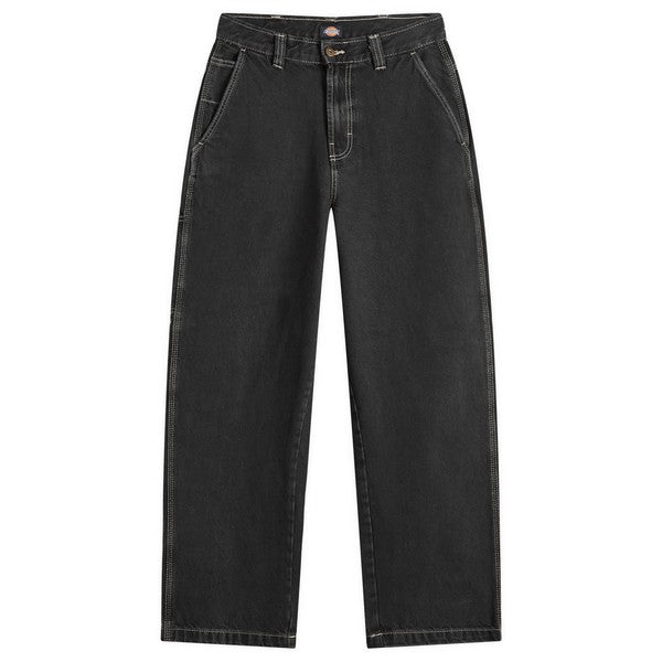 Dickies Madison Denim Pants Loose Fit Black Wash – Black