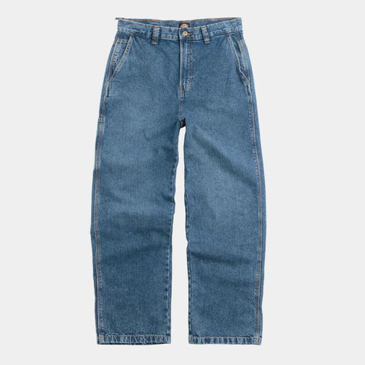 Dickies Madison Denim Pants Loose Fit Blue Denim-Black Sheep Skate Shop