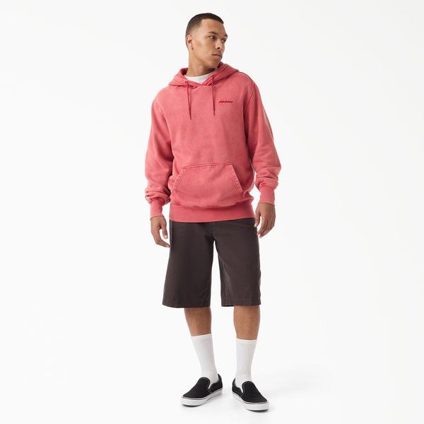 Dickies Plentywood Garment Wash Hoody Garnet-Black Sheep Skate Shop