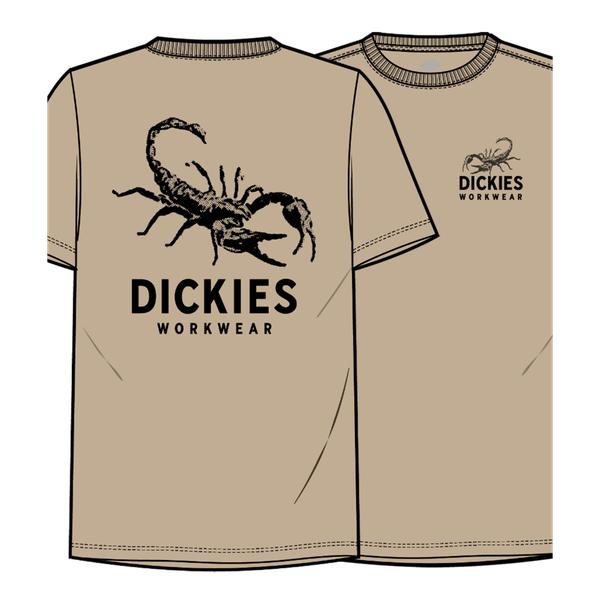 Dickies Quality Scorpion Graphic T-Shirt Irish Cream-Black Sheep Skate Shop