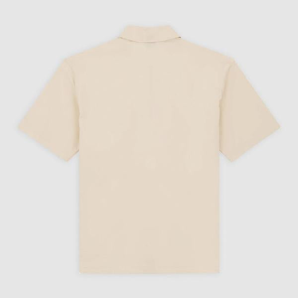 Dickies Ranch Quarter Zip Short Sleeve Shirt Whitecap Gray-Black Sheep Skate Shop