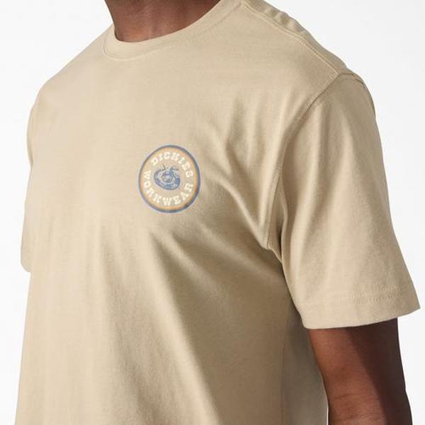 Dickies Rattler Graphic T-Shirt Desert Sand-Black Sheep Skate Shop