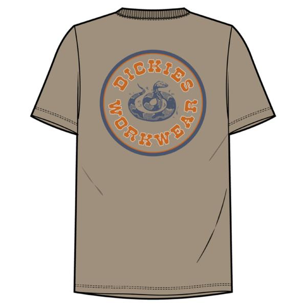 Dickies Rattler Graphic T-Shirt Desert Sand-Black Sheep Skate Shop